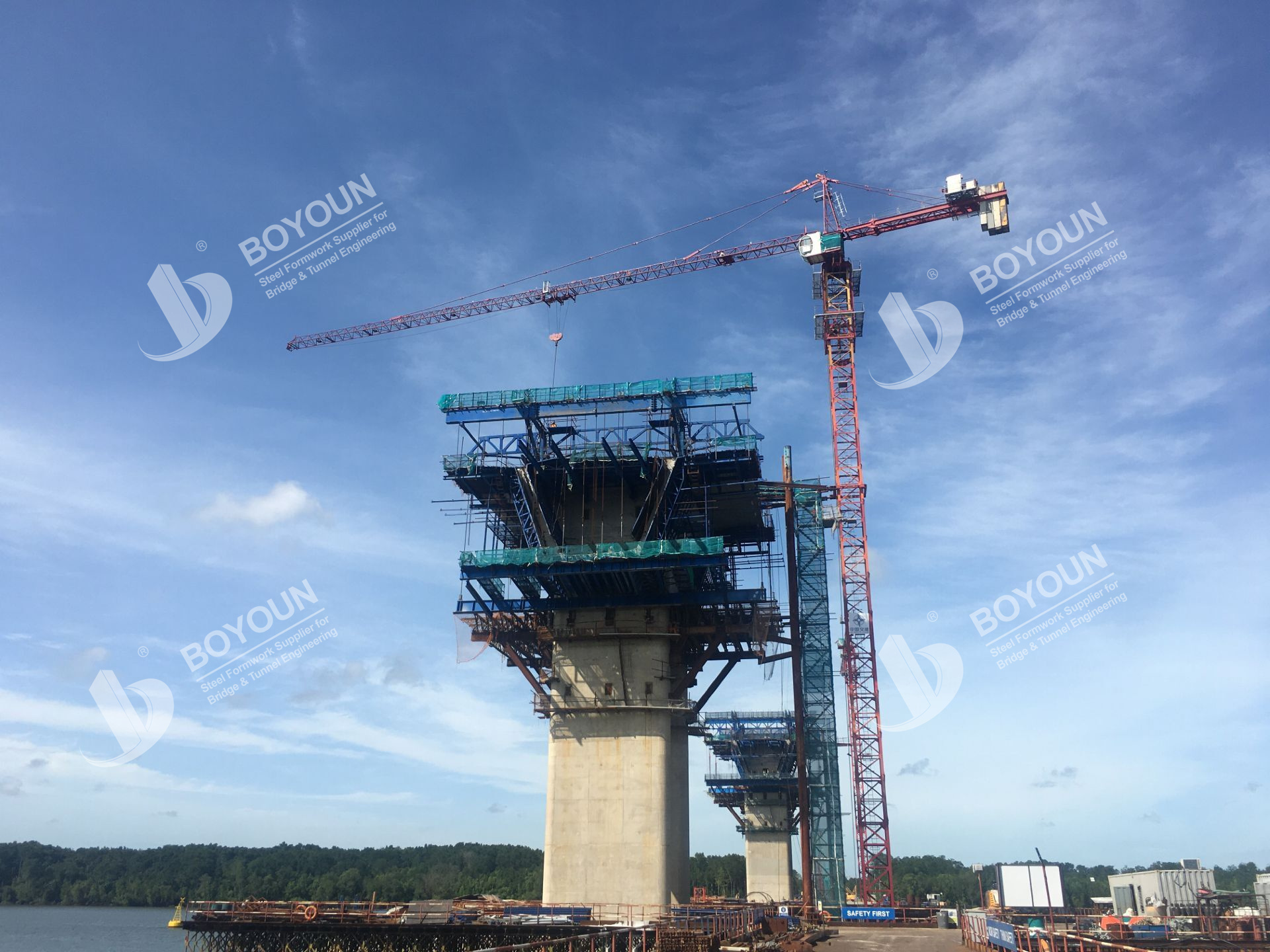 Proyecto del puente del río Pulai en Johor, Malasia