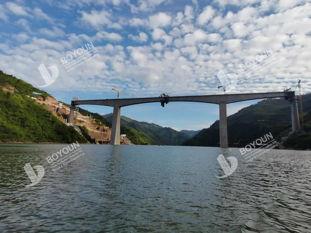 China puentes de ferrocarril de Laos