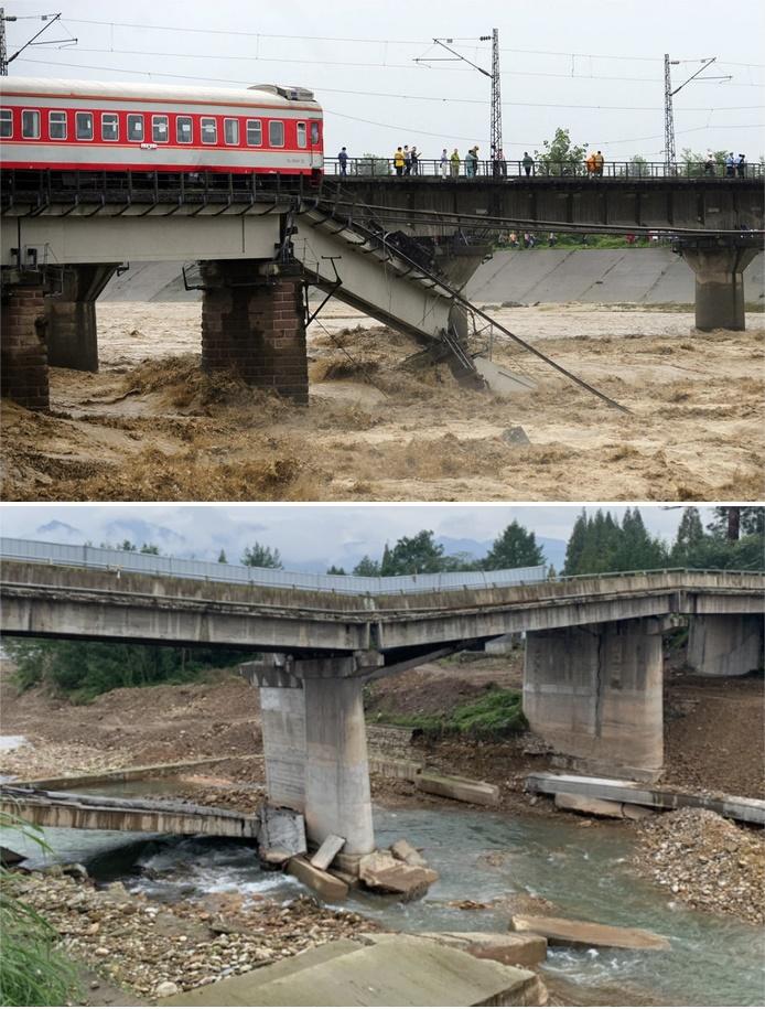 Clasificación de daños causados por el agua de puentes