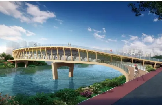 Puente de armadura de acero