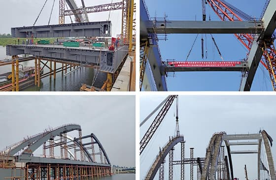 Puente de arco de acero