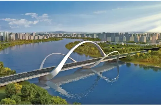 Puente de arco de acero