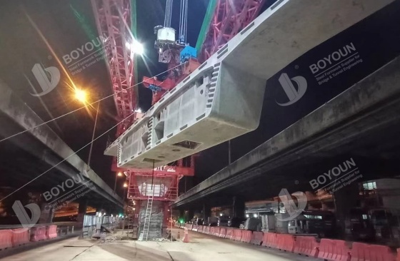 Causas y tratamientos de las grietas de tensión en los extremos de las vigas de vigas de caja simplemente apoyadas post-tensadas