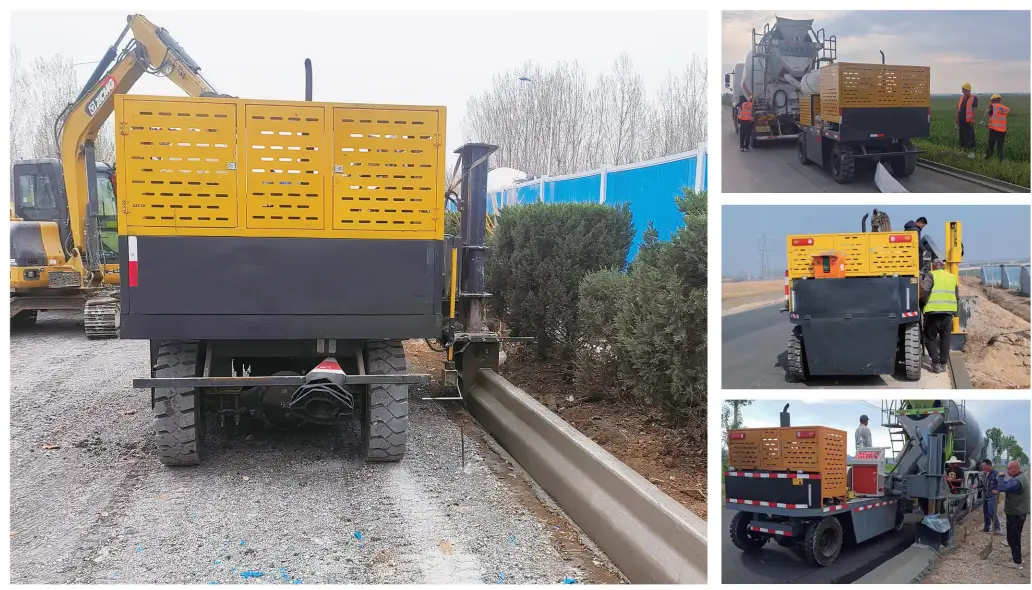 Máquina de acera de encoencodeslizde hormigón