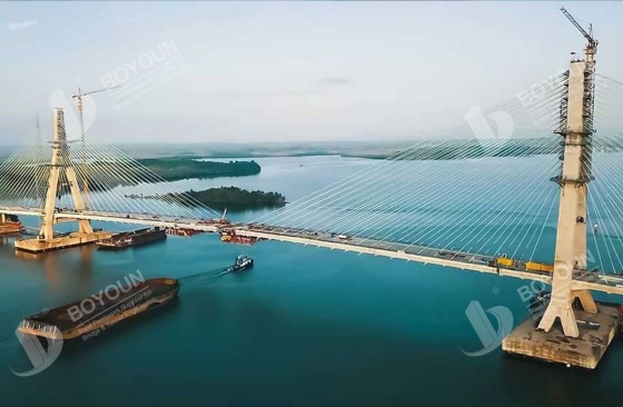 Control de calidad para la construcción de puentes atirantados