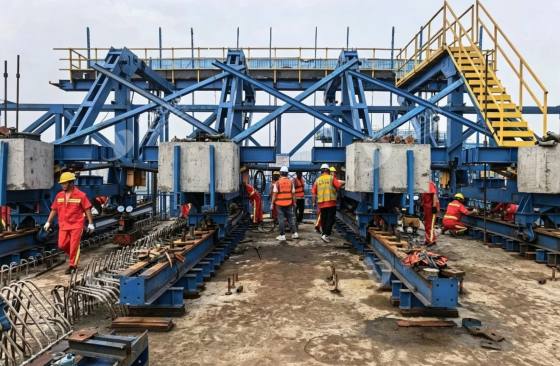 Sanming changun Road Overpass Project Crossing Yingtan Xiamen Railway (en inglés)